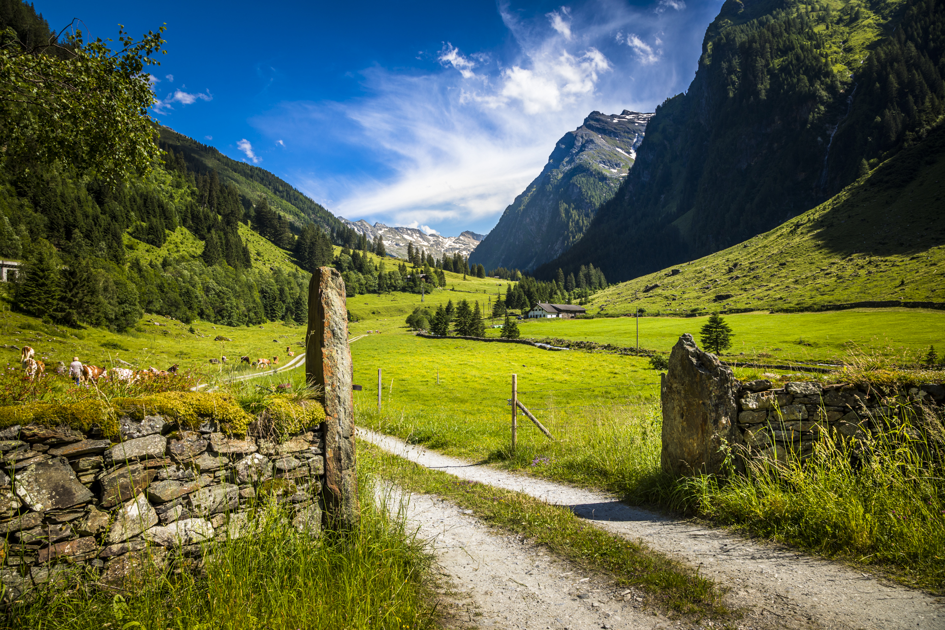 Wageralm — Weg zur Alm im Nationalpark Hohe Tauern